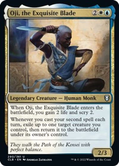 Oji the Exquisite Blade Commander Legends: Battle for Baldur's Gate Magic card