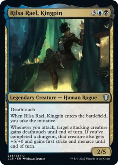 Rilsa Rael Kingpin Commander Legends: Battle for Baldur's Gate Magic card