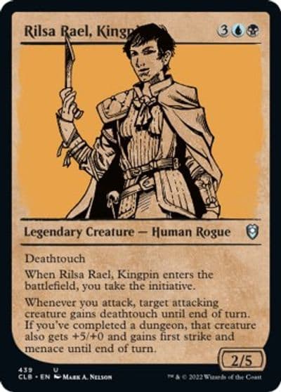 Rilsa Rael Kingpin Showcase Commander Legends: Battle for Baldur's Gate Magic card