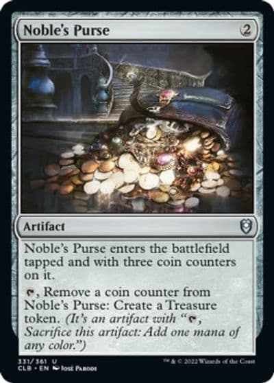 Nobles Purse Commander Legends: Battle for Baldur's Gate Magic card