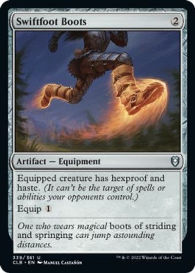 Swiftfoot Boots Commander Legends: Battle for Baldur's Gate Magic card