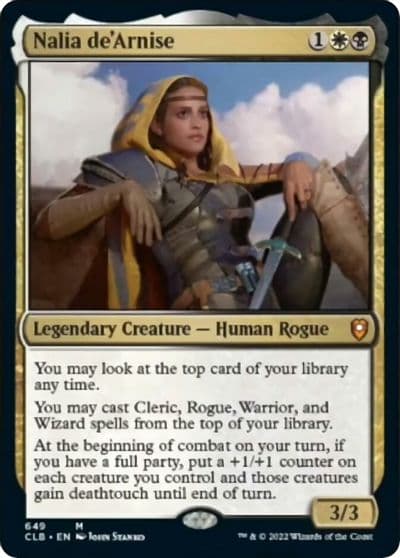 Nalia deArnise Commander Legends: Battle for Baldur's Gate Magic card