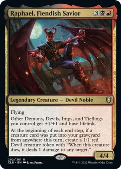 Raphael Fiendish Savior Commander Legends: Battle for Baldur's Gate Magic card