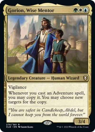 Gorion Wise Mentor Commander Legends: Battle for Baldur's Gate Magic card