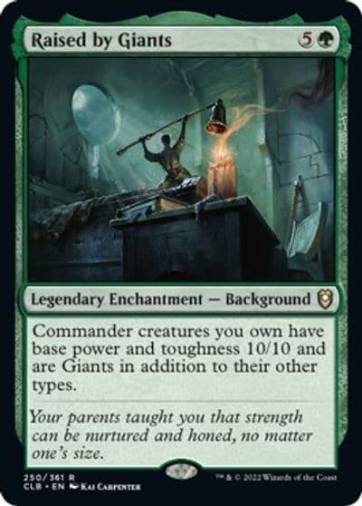 Raised by Giants Commander Legends: Battle for Baldur's Gate Magic card