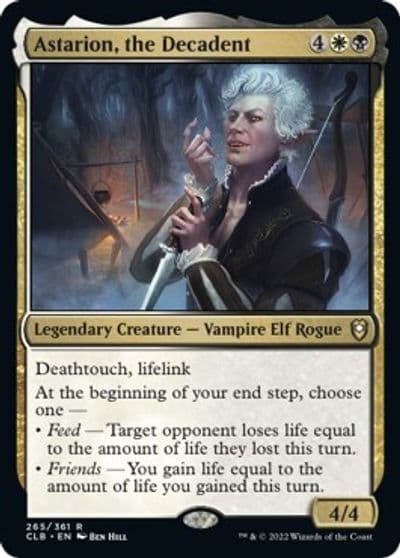 Astarion the Decadent Commander Legends: Battle for Baldur's Gate Magic card