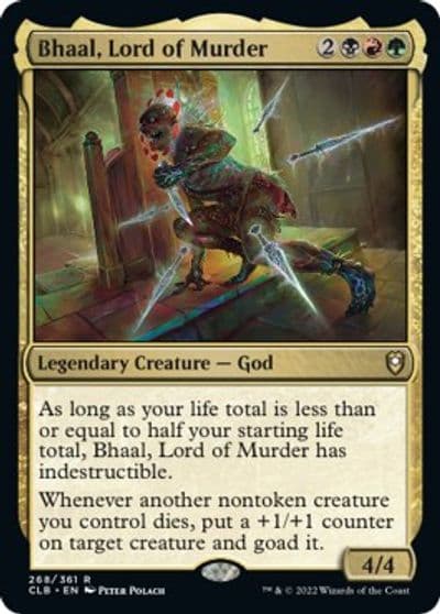 Bhaal Lord of Murder Commander Legends: Battle for Baldur's Gate Magic card