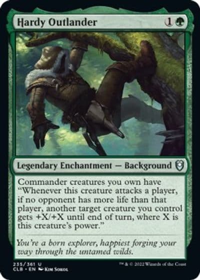 Hardy Outlander Commander Legends: Battle for Baldur's Gate Magic card