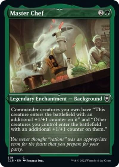 Master Chef Foil Etched Commander Legends: Battle for Baldur's Gate Magic card
