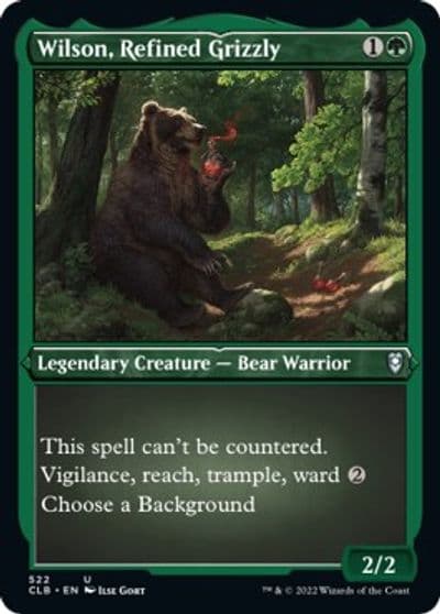 Wilson Refined Grizzly Foil Etched Commander Legends: Battle for Baldur's Gate Magic card