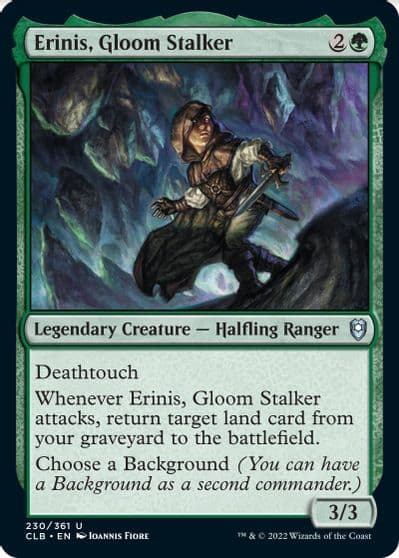 Erinis Gloom Stalker Commander Legends: Battle for Baldur's Gate Magic card