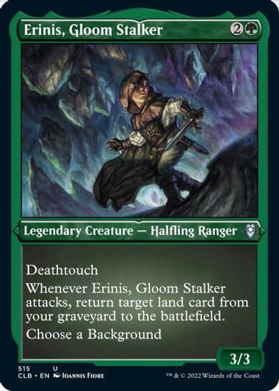 Erinis Gloom Stalker Foil Etched Commander Legends: Battle for Baldur's Gate Magic card