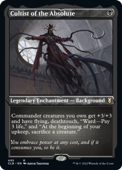 Cultist of the Absolute Foil Etched Commander Legends: Battle for Baldur's Gate Magic card