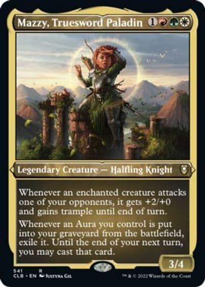 Mazzy Truesword Paladin Foil Etched Commander Legends: Battle for Baldur's Gate Magic card
