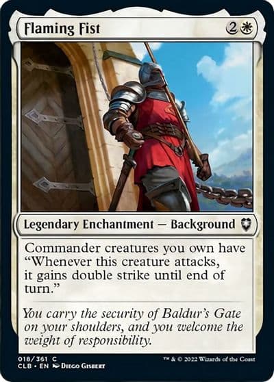 Flaming Fist Commander Legends: Battle for Baldur's Gate Magic card
