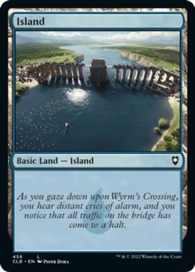 Island 456 Commander Legends: Battle for Baldur's Gate Magic card