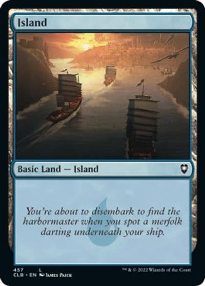 Island 457 Commander Legends: Battle for Baldur's Gate Magic card