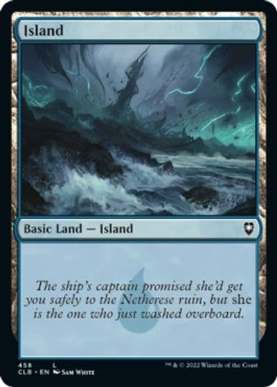 Island 458 Commander Legends: Battle for Baldur's Gate Magic card