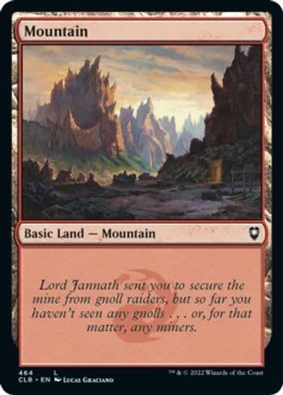 Mountain 464 Commander Legends: Battle for Baldur's Gate Magic card