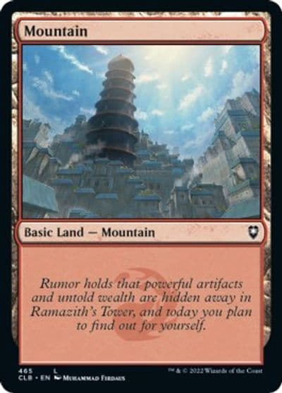 Mountain 465 Commander Legends: Battle for Baldur's Gate Magic card