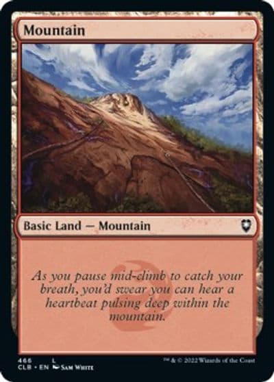 Mountain 466 Commander Legends: Battle for Baldur's Gate Magic card