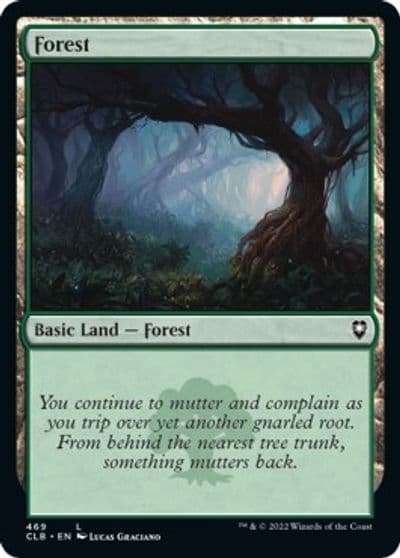 Forest 469 Commander Legends: Battle for Baldur's Gate Magic card