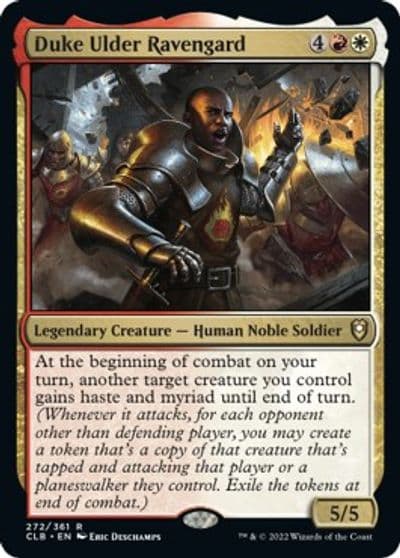 Duke Ulder Ravengard Commander Legends: Battle for Baldur's Gate Magic card
