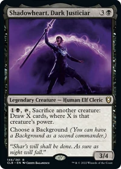 Shadowheart Dark Justiciar Commander Legends: Battle for Baldur's Gate Magic card