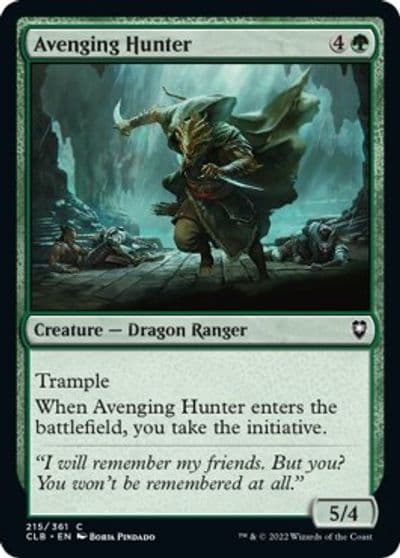 Avenging Hunter Commander Legends: Battle for Baldur's Gate Magic card