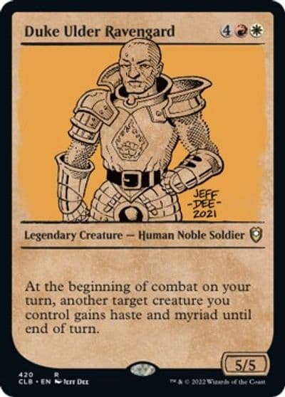 Duke Ulder Ravengard Showcase Commander Legends: Battle for Baldur's Gate Magic card