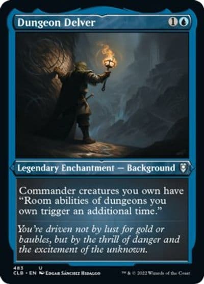 Dungeon Delver Foil Etched Commander Legends: Battle for Baldur's Gate Magic card
