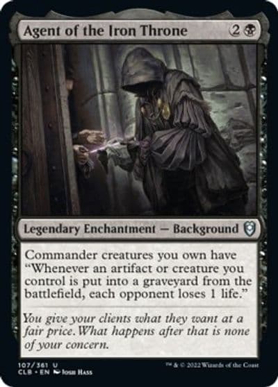 Agent of the Iron Throne Commander Legends: Battle for Baldur's Gate Magic card