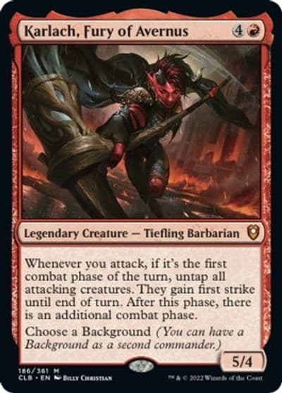 Karlach Fury of Avernus Commander Legends: Battle for Baldur's Gate Magic card
