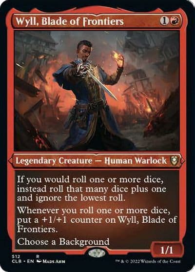 Wyll Blade of Frontiers Foil Etched Commander Legends: Battle for Baldur's Gate Magic card