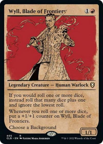 Wyll Blade of Frontiers Showcase Commander Legends: Battle for Baldur's Gate Magic card