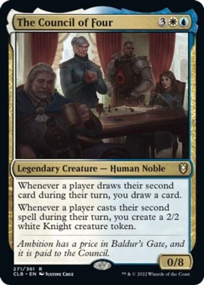 The Council of Four Commander Legends: Battle for Baldur's Gate Magic card