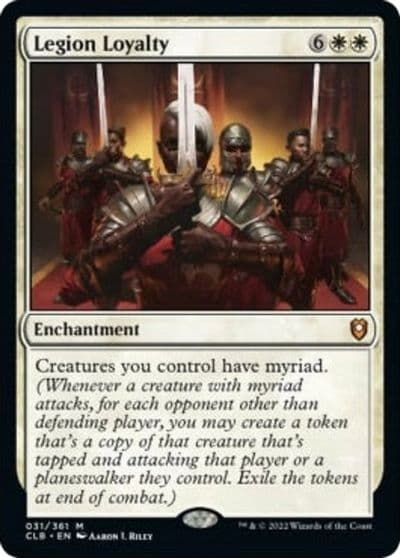 Legion Loyalty Commander Legends: Battle for Baldur's Gate Magic card