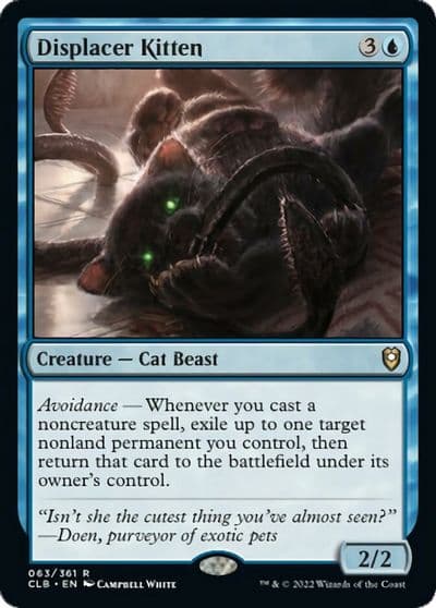 Displacer Kitten Commander Legends: Battle for Baldur's Gate Magic card