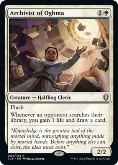 Archivist of Oghma Commander Legends: Battle for Baldur's Gate Magic card