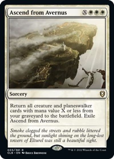 Ascend from Avernus Commander Legends: Battle for Baldur's Gate Magic card