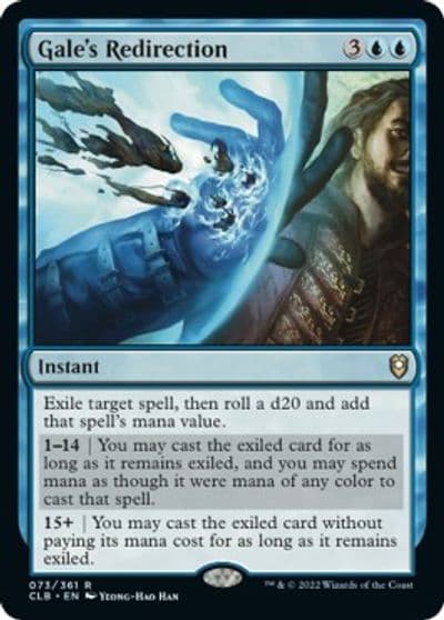 Gales Redirection Commander Legends: Battle for Baldur's Gate Magic card