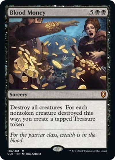 Blood Money Commander Legends: Battle for Baldur's Gate Magic card