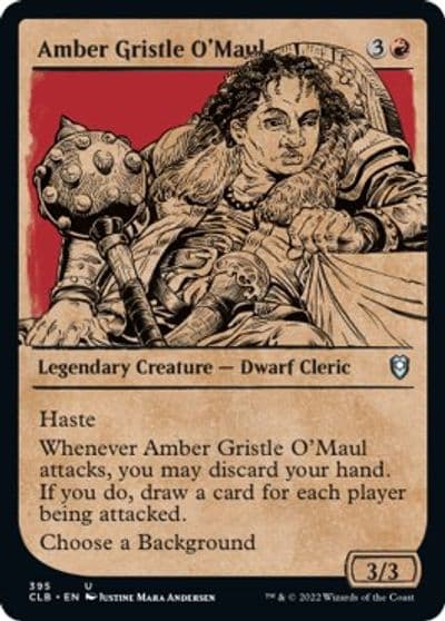 Amber Gristle OMaul Showcase Commander Legends: Battle for Baldur's Gate Magic card