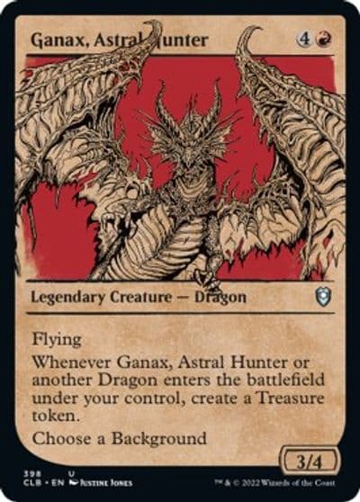 Ganax Astral Hunter Showcase Commander Legends: Battle for Baldur's Gate Magic card