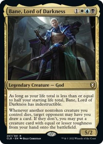 Bane Lord of Darkness Commander Legends: Battle for Baldur's Gate Magic card