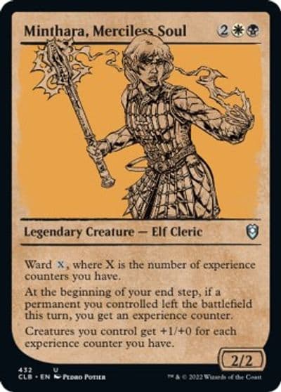 Minthara Merciless Soul Showcase Commander Legends: Battle for Baldur's Gate Magic card