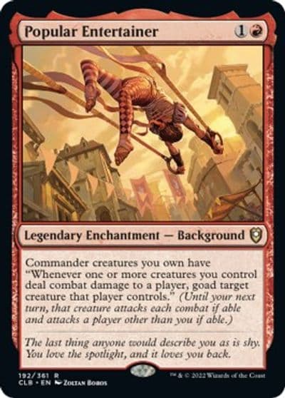 Popular Entertainer Commander Legends: Battle for Baldur's Gate Magic card