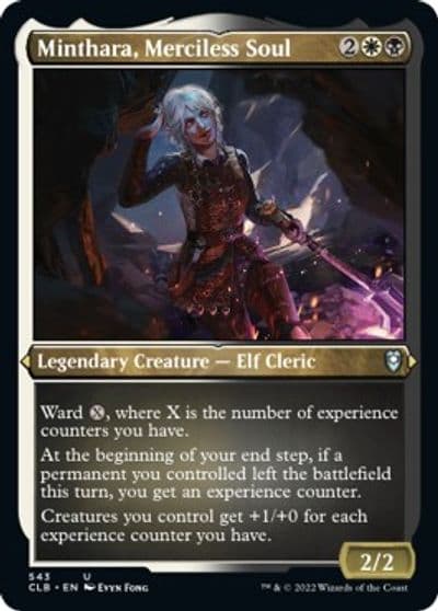 Minthara Merciless Soul Foil Etched Commander Legends: Battle for Baldur's Gate Magic card