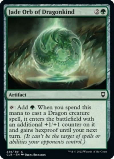Jade Orb of Dragonkind Commander Legends: Battle for Baldur's Gate Magic card