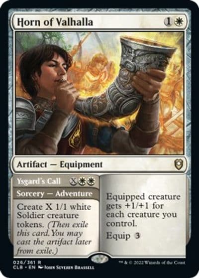 Horn of Valhalla Commander Legends: Battle for Baldur's Gate Magic card